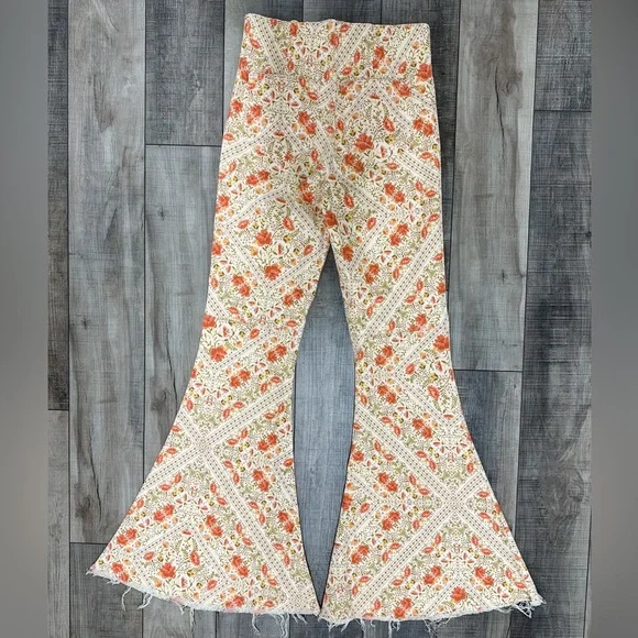 SHOW ME YOUR MUMU WOMEN'S BELMONT PAISLEY PRINT PULL ON TROUSER PANTS - Picture 9 of 9